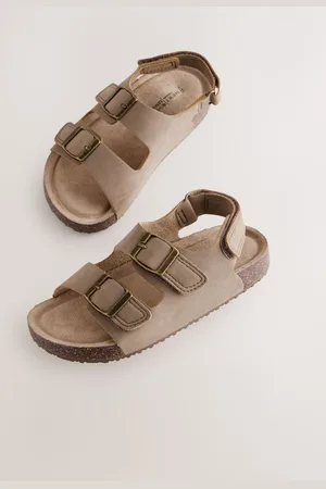 Next Standard Fit (F) Double Buckle Cushioned Footbed Sandals