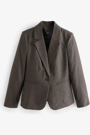 Next Tailored Checked Single Breasted Blazer