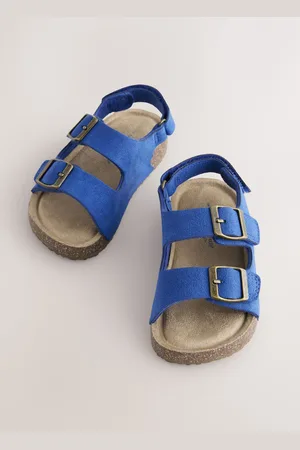 Next Standard Fit (F) Double Buckle Cushioned Footbed Sandals