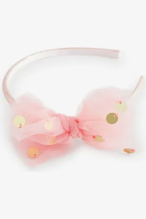 Next Light Sequin Bow Aliceband