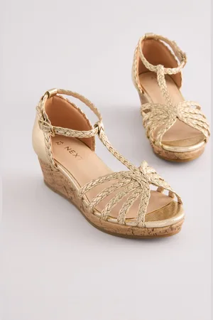Next Heeled Wedge Sandals
