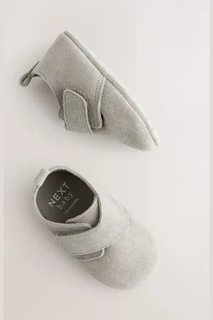 Next Baby Touch Fastening Suede Shoes (0-2mths)