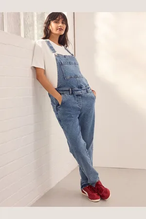 Next Dark Maternity Denim Dungaree