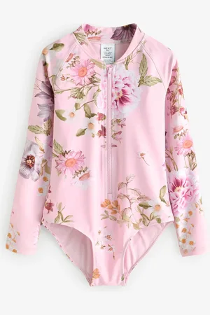 Next Floral Long Sleeved Swimsuit (3-16yrs)