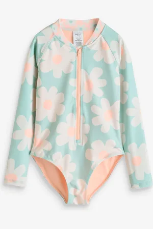 Next Floral Long Sleeved Swimsuit (3-16yrs)
