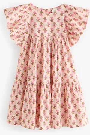Next Printed Ruffle Summer Dress (3-16yrs)