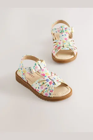 Next Floral Print Ankle Strap Sandals