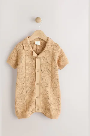 Next Crochet 100% Cotton Knitted Baby Romper (0mths-2yrs)
