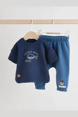 Next Whale Top and Trousers Baby 2 Piece Set