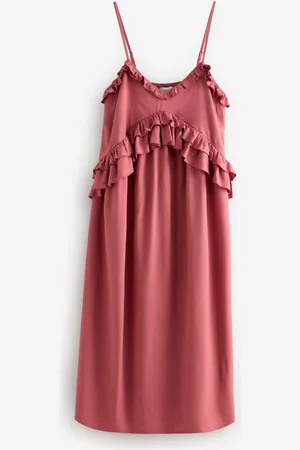 Next Ruffle Midi Slip Dress