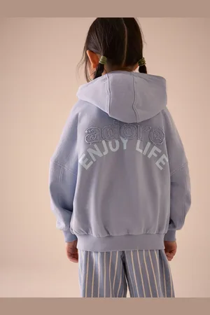 Next Printed 100% Cotton Zip Through Hoodie (3-16yrs)