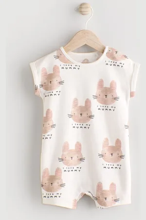 Next Ecru I Love My Mummy Baby Romper (0-18mths)