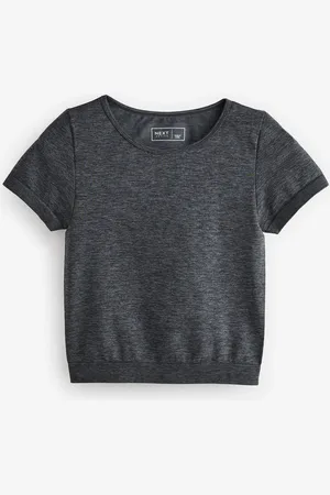 Next Charcoal Seamless Active Short Sleeve T-Shirt