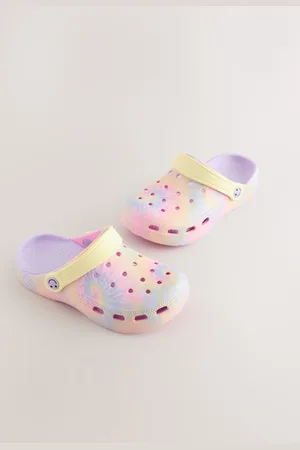 Next Rainbow Tie Dye Comfort Clogs