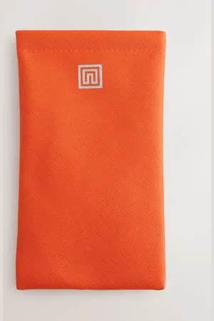 Next Orange Snap Sunglasses Pouch