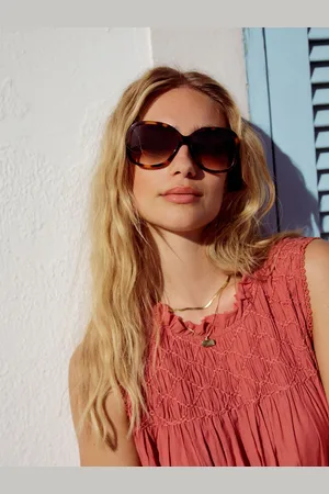 Next Tortoiseshell Acetate Wrap Sunglasses
