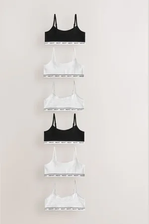 Next /White Strappy Crop Tops 7 Pack (5-16yrs)