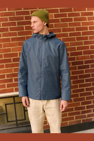 Next Slate Waterproof Rubberised Anorak