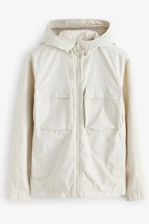 Next Ecru Bluff Pocket Shacket with Hood