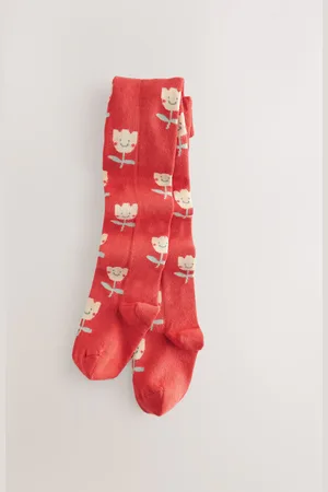 Next Red Cotton Rich Character Tights