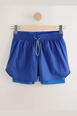 Next Cobalt High Waisted Dry Tech 2-in-1 Sport Shorts