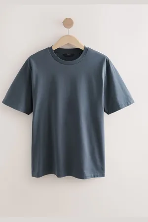 Next Slate Regular Fit Regular Fit Signature SUPIMA Cotton Crew Neck T-Shirt