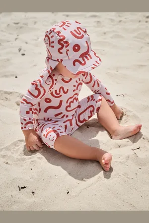 Next Sunsafe Swimsuit and Hat Set (3mths-7yrs)