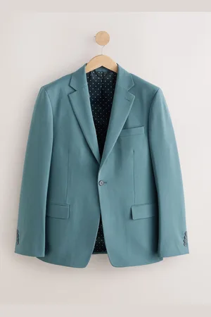 Next Teal Skinny Fit Motionflex Stretch Suit Jacket