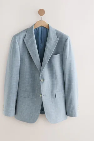 Next Light Slim Fit Check Suit Jacket