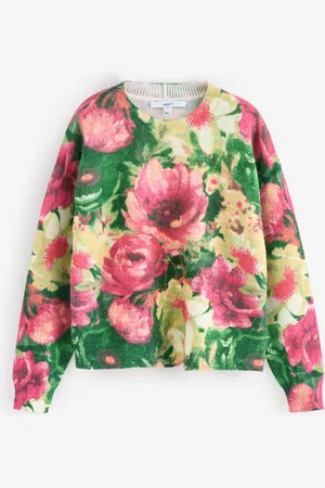 Next Floral Printed Crew Neck Jumper