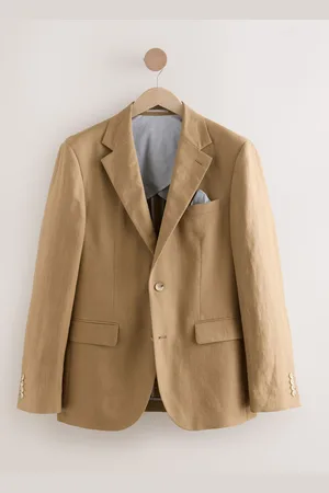 Next Slim Fit Linen Suit Jacket