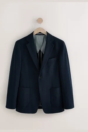 Next Slim Fit Seersucker Texture Suit Jacket