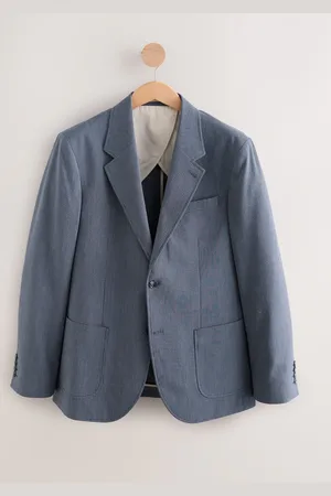 Next Slim Fit Seersucker Stripe Suit Jacket