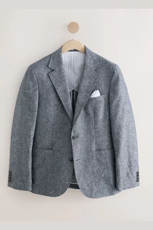 Next Slim Fit Linen Blend Suit Jacket