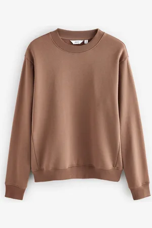 Next Camel Tan Rich Jersey Crew Sweatshirt
