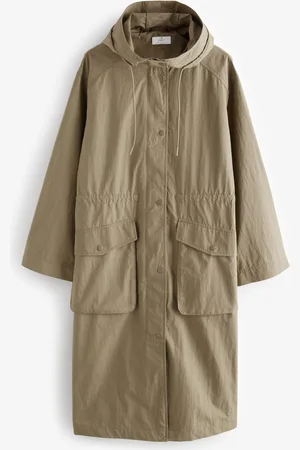 Next Khaki Shower Resistant Parka