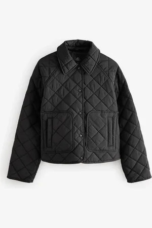 Next Short Quilted Collared Jacket