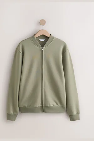 Next Cotton Rich Jersey Bomber Jacket