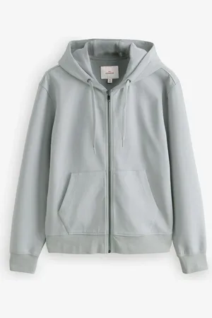 Next Ice Signature Soft Touch Modal Zip Through Hoodie