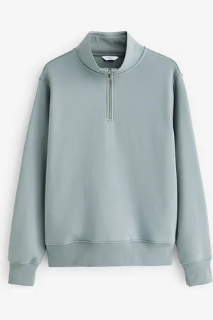 Next Jersey Cotton Rich Quarter Zip Sweatshirt