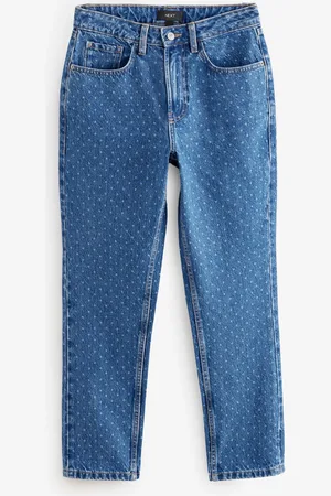 Next Polkadot Straight Jeans