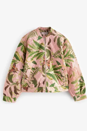 Next Floral Kew Gardens Quilted Bomber Jacket