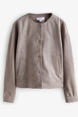 Next Suedette Bomber Jacket