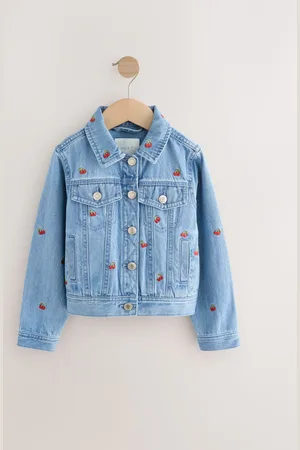 Next Denim 100% Cotton Cherry Western Jacket (3-16yrs)