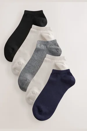Next Neutral/Grey/ Signature Modal Trainer Socks 5 Pack