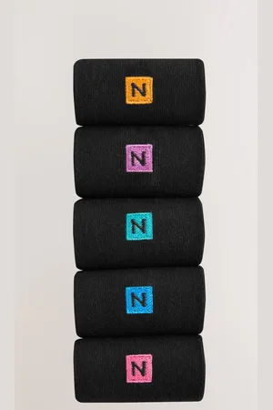 Next Bold Multicolour Logo 5 Pack Embroidered Lasting Fresh Socks