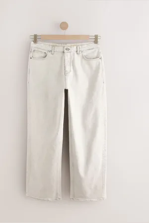 Next Light Washed Baggy Fit Vintage Wash Denim Jeans