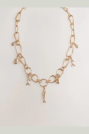Next Tone Fish Charm Necklace
