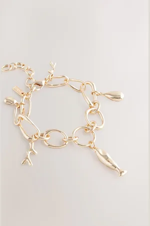 Next Tone Fish Charm Bracelet