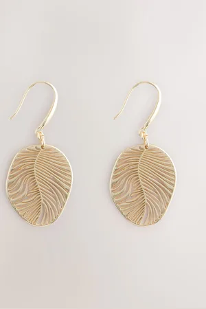 Next Tone Filigree Drop Earrings